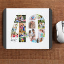 Search for birthday with mice mousepads Photo collage