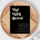 Search for gold white rehearsal dinner invitations Chic