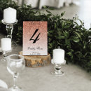 Search for rose gold table cards Glitter