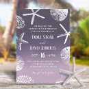 Search for purple beach wedding invitations Rustic