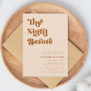 Search for retro rehearsal dinner invitations Stylish