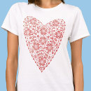 Search for scandinavian folk tshirts Heart