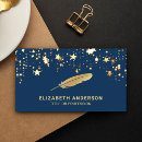 Search for feather business cards Writer