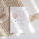 Search for hot pink and gold invitations Hot air balloon