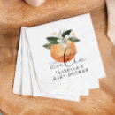 Search for clementine napkins Little cutie
