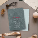 Search for geometric christmas invitations Modern