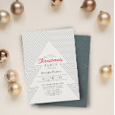 Search for geometric christmas invitations Modern