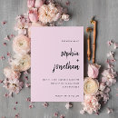 Search for black and blush wedding invitations Simple