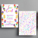 Search for 2 cool birthday invitations Rainbow
