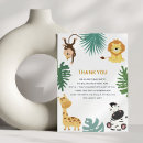 Search for zoo thank you cards Baby shower