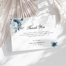 Search for black blue thank you cards Black and white
