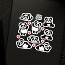 Search for panda illustration stickers Cartoon