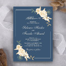 Search for blue and ivory wedding invitations Elegant
