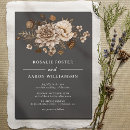 Search for black boho wedding invitations Floral