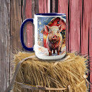 Search for old red barn mugs Country