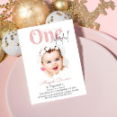 Search for miss onederful birthday invitations Elegant gold glitter script