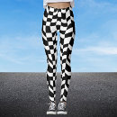 Search for black and white lines leggings Elegant