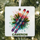 Search for skiing christmas tree decorations Winter