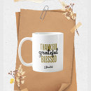 Search for elegant thanksgiving mugs Grateful