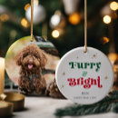Search for furry christmas tree decorations Simple