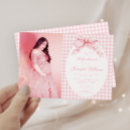 Search for gingham baby girl shower invitations Cute