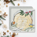 Search for robin bird invitations Winter