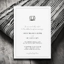 Search for horseshoe invitations Black and white