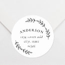 Search for laurel wreath return address labels Botanical