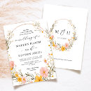 Search for abstract boho wedding invitations Dried