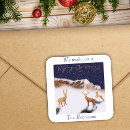 Search for deer in woods stickers Snow