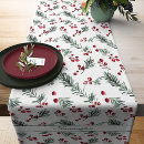 Search for christmas table runners Rustic