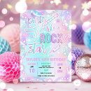 Search for pop star birthday invitations Glow birthday party