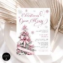 Search for pink seasonal invitations Typography