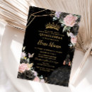 Search for floral spanish quince invitations Teen girl