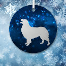 Search for australian shepherd christmas tree decorations Animal