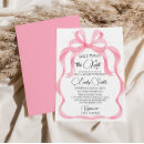 Search for classy bridal shower invitations Bow