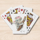 Search for cute koalas playing cards Watercolor