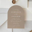 Search for taupe wedding invitations Minimalist