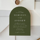 Search for olive green invitations Simple