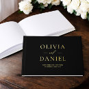 Search for black gold wedding guest books Calligraphy