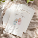 Search for boho gender reveal invitations Blue or pink