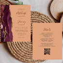 Search for burgundy and peach invitations Elegant