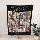 Search for fathers day blankets Black