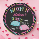 Search for rainbow paper plates Neon