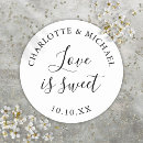 Search for black and white love stickers Elegant