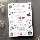 Search for witch wizard invitations Watercolor