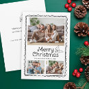 Search for scalloped frame cards Black and white