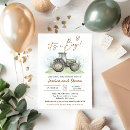 Search for green tractor baby shower invitations Mother to be