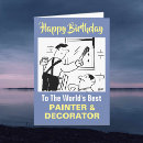 Search for painters cards Decorating