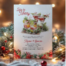 Search for shower christmas invitations Red
